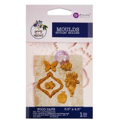 Prima Finnabair Decor Moulds 3.5"X4.5" - Spring Abstract