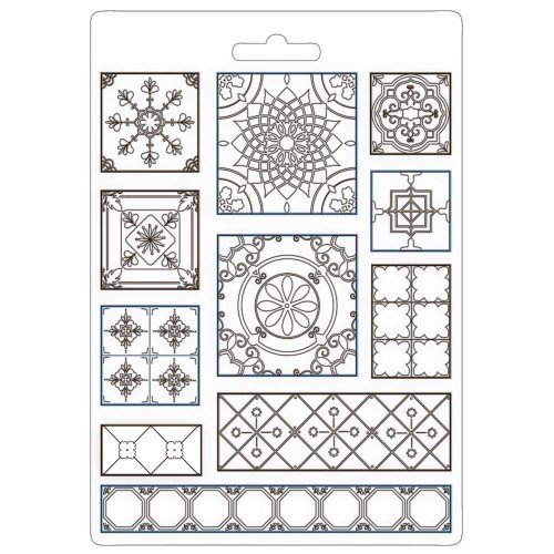 Stamperia Soft Maxi Mould A5 - Tiles, Casa Granada