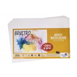 Brustro Artists Watercolour Paper (25% Cotton) - 200 gsm - A3