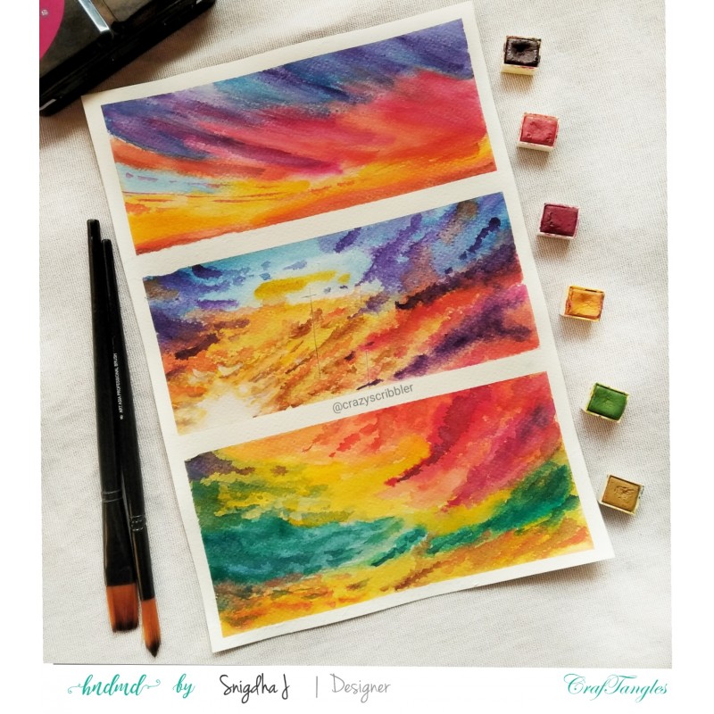 100% Professional Watercolor Paper Hand Painted Watercolor - Temu
