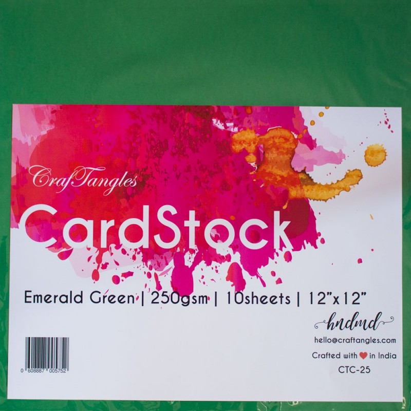 Classic Green Cardstock 12x12 - 250 Gsm, Dmcp4335