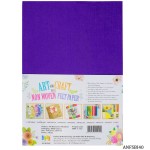 A4 Felt Sheets - Violet (Pack of 10 sheets)