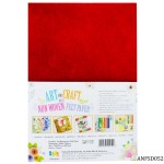 A4 Felt Sheets - Dark Red (Pack of 10 sheets)