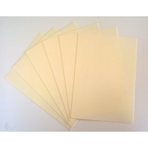 Foam Sheets - Light Cream / Natural White (10 sheets) (Craft Foam)