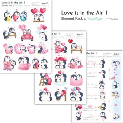 CrafTangles Elements Pack  - Love is in the Air 1 (3 sheets of A4)