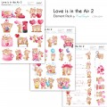 CrafTangles Elements Pack  - Love is in the Air 2 (3 sheets of A4)