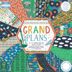 First Edition Premium Paper Pad 12X12 48/Pkg - Grand Plans