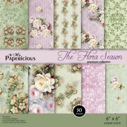 Papericious Premium Collection - The Flora Season (6 by 6 patterned paper)