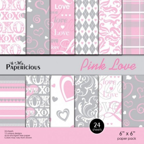 Papericious - Pink Love (6 by 6 paper)