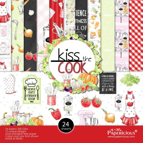 Papericious - Kiss the Cook (12 by 12 paper)