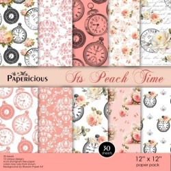 Papericious (Premium Collection) - Its Peach Time (12 by 12 paper)
