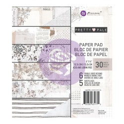 Prima - Pretty Pale - 6x6 Paperpack  (30 double sided sheets)