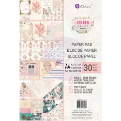 Prima Marketing Double-Sided Paper Pad A4 30/Pkg - Golden Coast, 6 Designs/5 Each