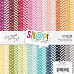 Simple Stories Double-Sided Paper Pad 6"X6" 24/Pkg - Snap Color vibes 2