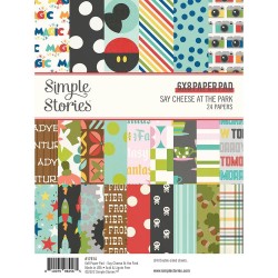 Simple Stories Double-Sided Paper Pad - Say Cheese At The Park (6"X8" 24/Pkg)
