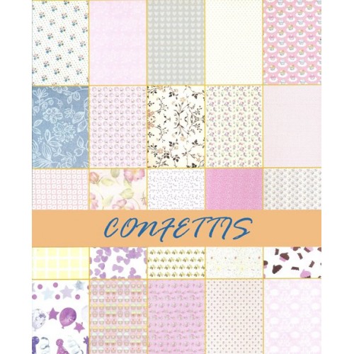 Assorted A4 Paper Pack - Confetties (Set of 50 sheets)