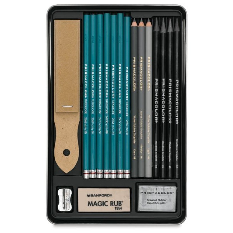 Prismacolor Premier Graphite Drawing pencil Set (18 pieces) SAN 24261