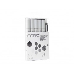 Copic 6pc Sketch Markers Set - Sketching Grays