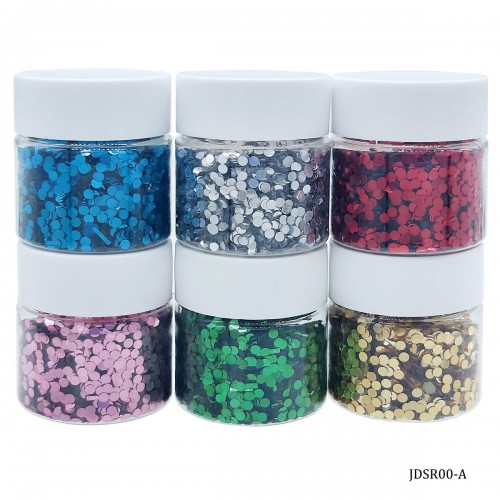 Craft Sequin Mixes (Set of 6) - Diamond - JDSR00-A