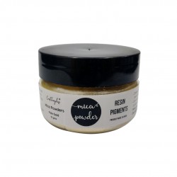 CrafTangles Metallic Mica / Pearl Pigment Powders 15 gms - Pale Gold