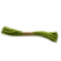 Golden double colored Paper Twine - Green (10 mts)