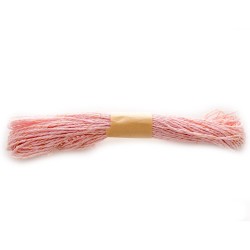 Golden double colored Paper Twine - Baby Pink (10 mts)