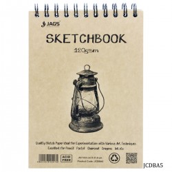 Jags wirebound A5 Sketchbook (50 Sheets)