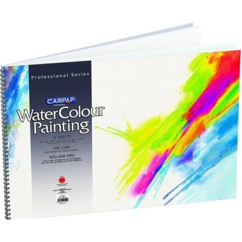 Campap Professional Water Color Painting Book