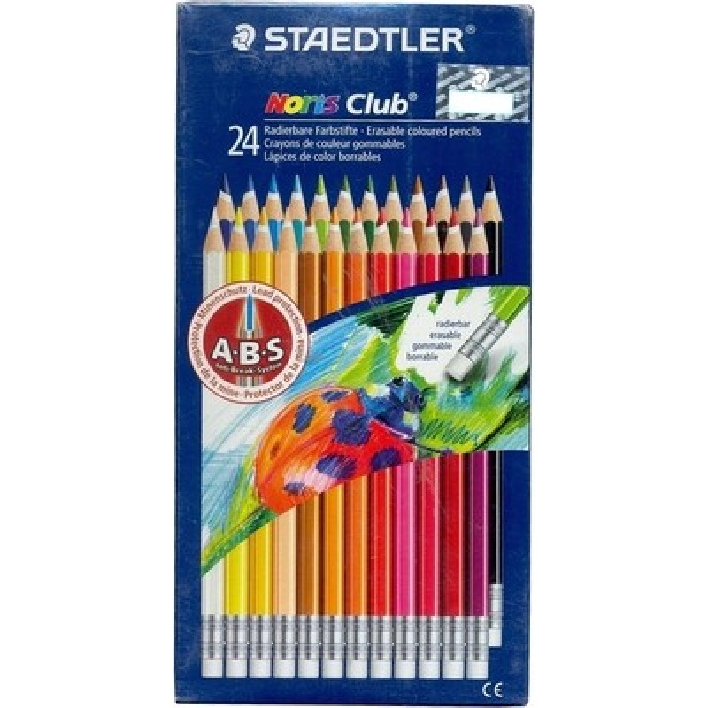 Noris Club colouring pencils 144 NC24 Pack 24 Assorted