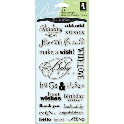 Inkadinkado Clear Stamps- Chelsea Sentiments