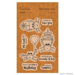 CrafTangles Photopolymer Stamps - Oh Crab