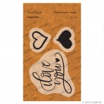 CrafTangles Photopolymer Stamps - I Love You