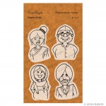 CrafTangles Photopolymer Stamps - People of India