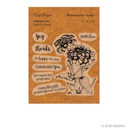 CrafTangles Photopolymer Stamps - Celebrate You