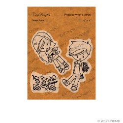 CrafTangles Photopolymer Stamps - Sweet Love