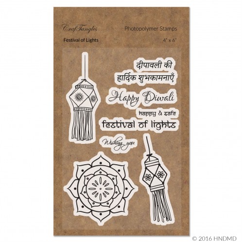 CrafTangles Photopolymer Stamps - Festival of Lights