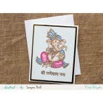 CrafTangles Photopolymer Stamps - Ganpati Bappa