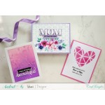 CrafTangles Photopolymer Stamps - I Love You (4 by 4 stamp)