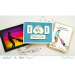 CrafTangles Photopolymer Stamps - Dad you Rock