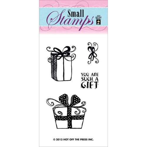Hot Off The Press Acrylic Stamp -  Gifts