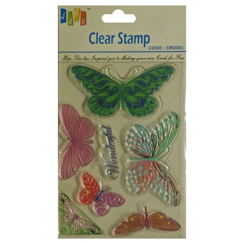 Butterflies Stamp (Large) - CRS602 | HNDMD