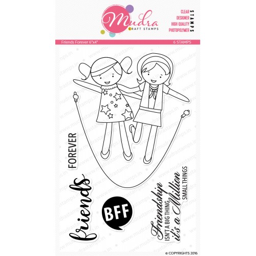 Mudra Craft Stamps - Friends Forever