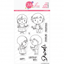 Mudra Craft Stamps - Diwali Cute Characters