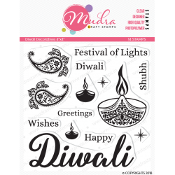 Mudra Craft Stamps - Diwali Decoratives