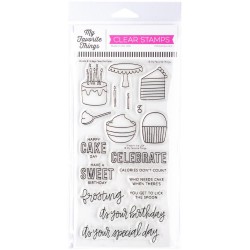 My Favorite Things Clear Stamps 4"X8" - Birthdays Take The Cake