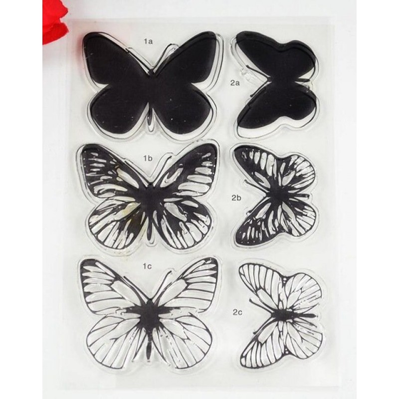 Download Layered Butterflies Clear Stamp Set And Co Ordinating Die Std 82 Hndmd Com