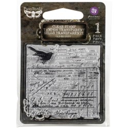 Old Recipt - Finnabair Clear Stamp by Prima