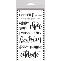 Ranger Letter IT Stamps - Birthday