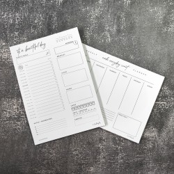 CrafTangles A4 Planner Set (Weekly and Daily) - The Minimalist