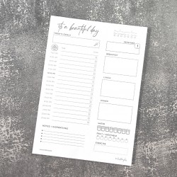 CrafTangles A4 Daily Planner - The Minimalist